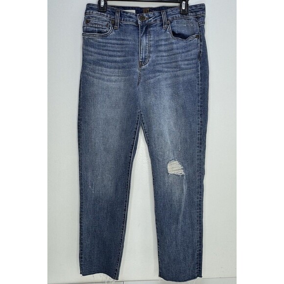 Kut From The Cloth Womens Jeans Sz 6 Katy Boyfriend Hi Rise Straight Ankle - Picture 1 of 5